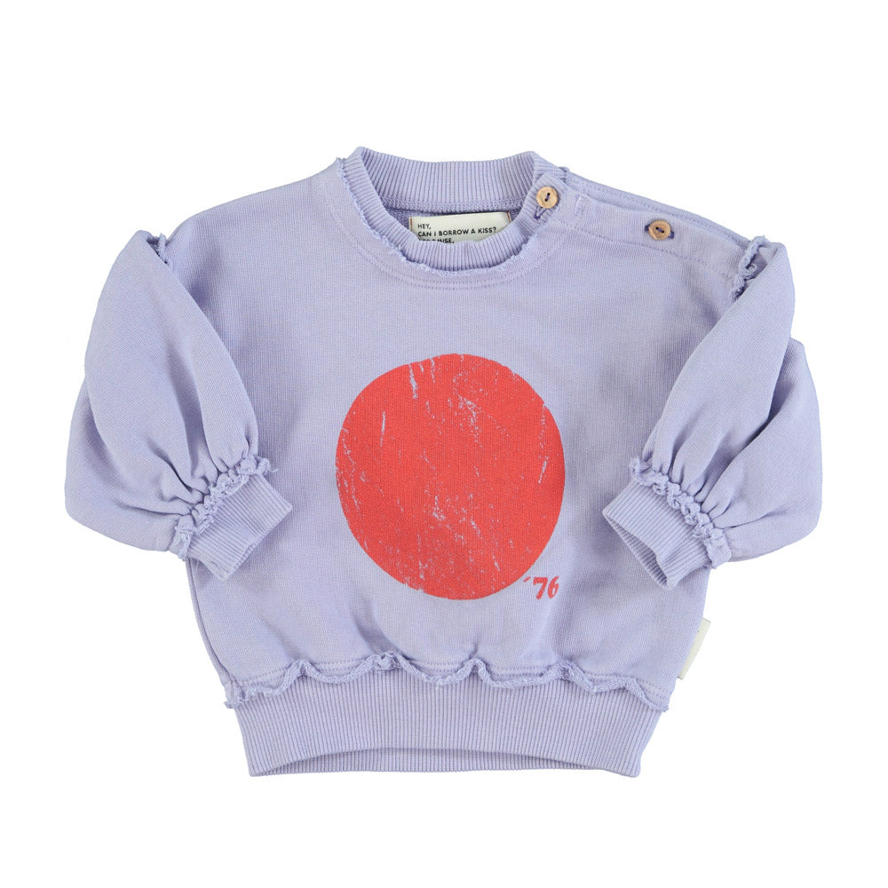 Sweater Baby Red Circle Balloon Lavender