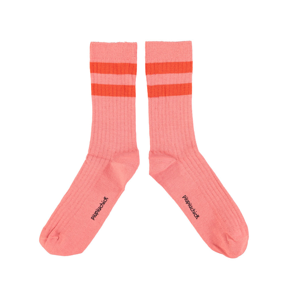 Sokken Stripes Pink / Orange