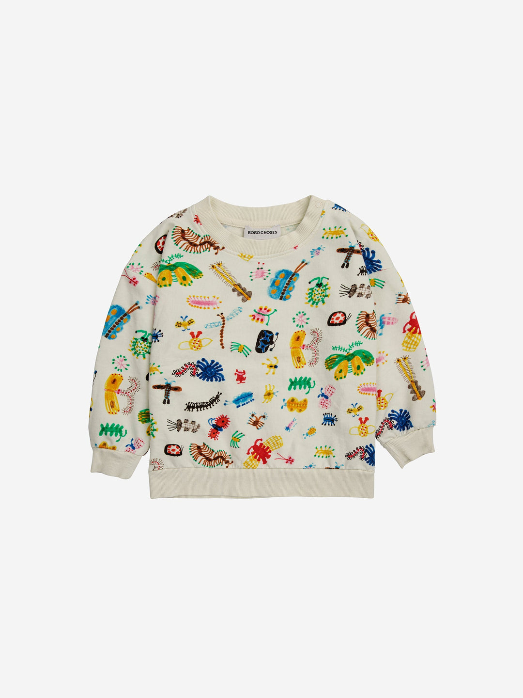 Sweater Baby Funny Insects All Over Offwhite