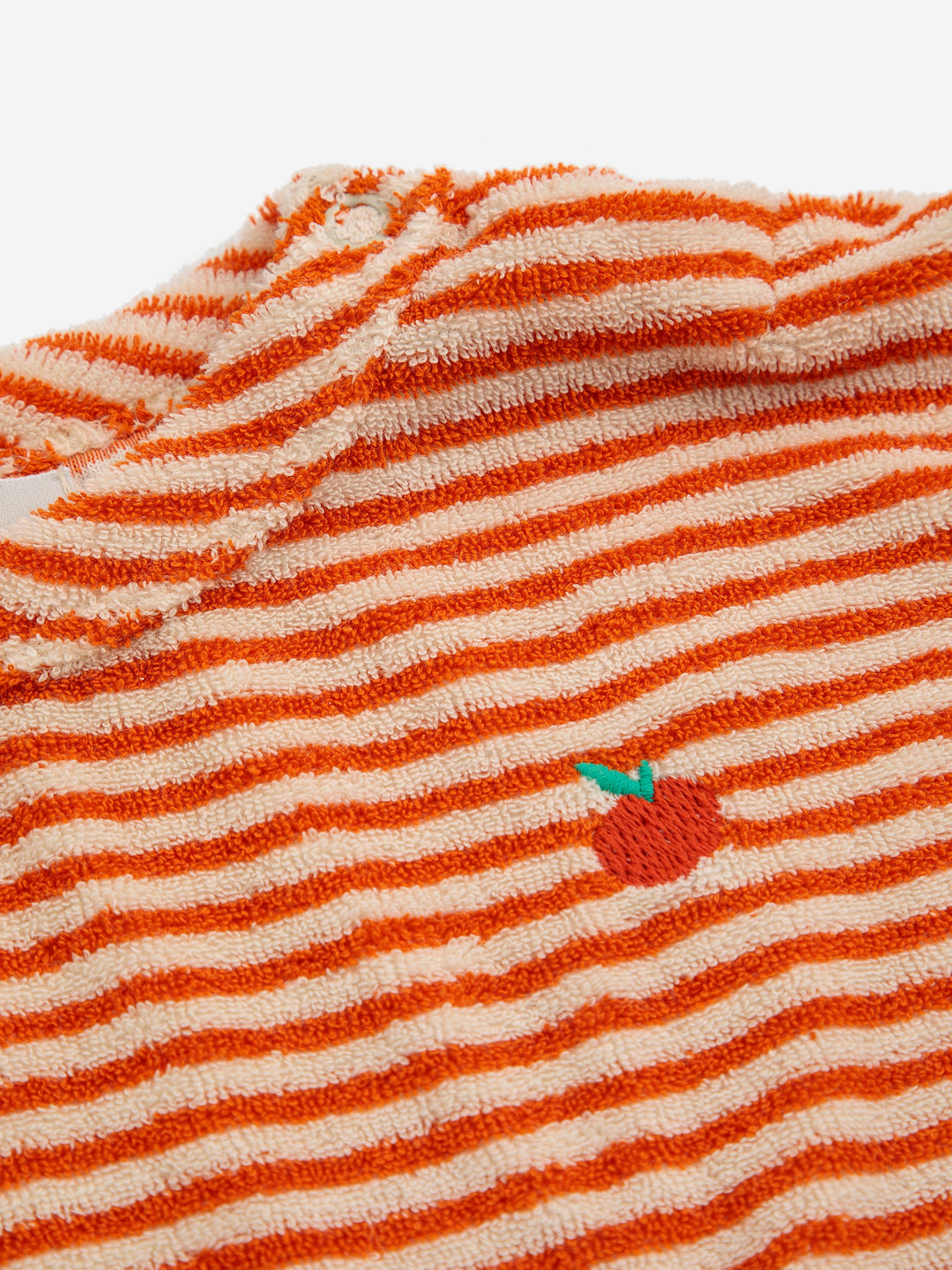 T-shirt Baby Stripes Terry Orange
