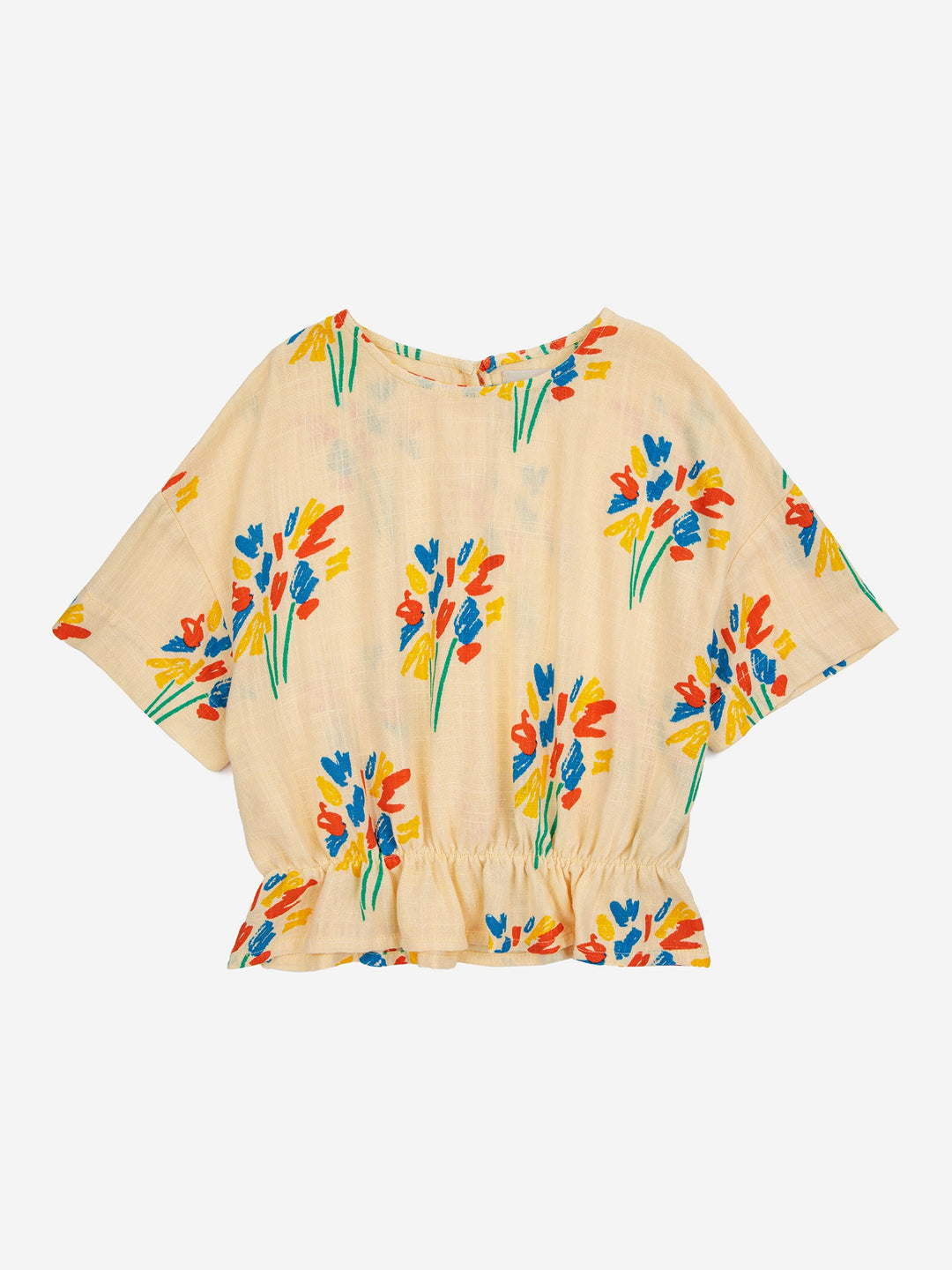 Blouse Fireworks Woven All Over Light Yellow