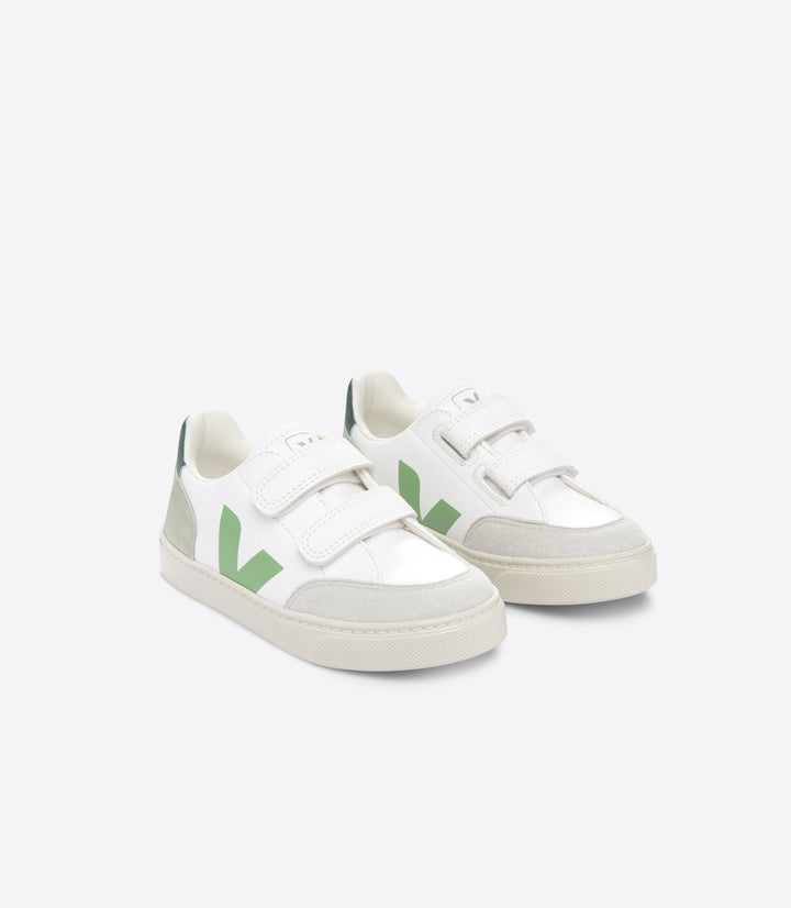 Sneakers Junior Small V-12 Chromefree Leather Extra White Multico Clay