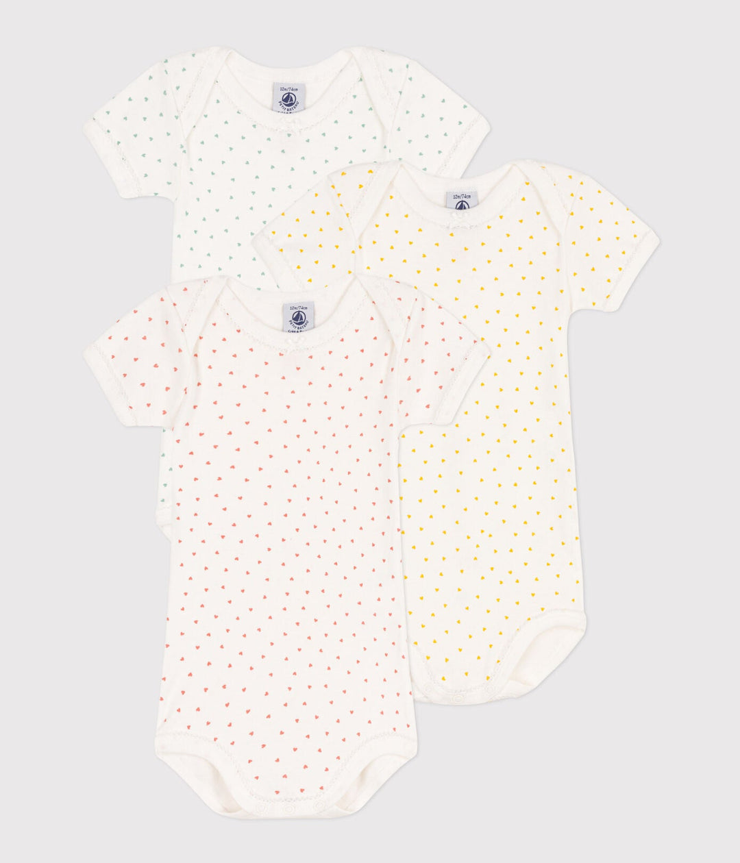 Body Hearts Yellow / Red / Grey Variante 1 (3pack)