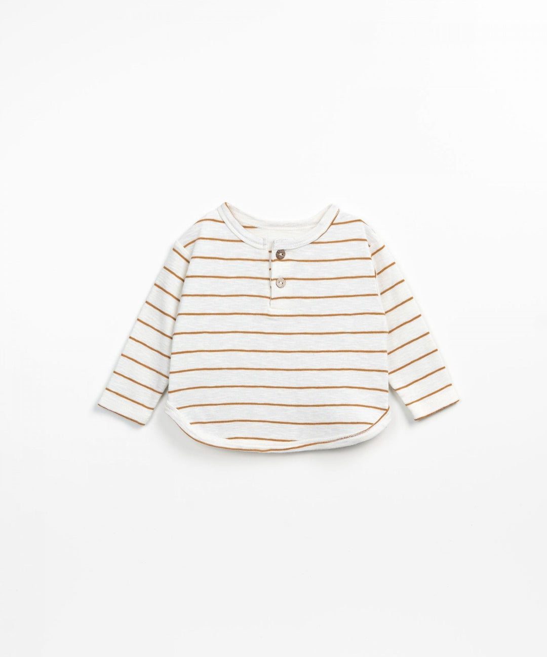 Sweater Baby Rib Flame Button Striped Vanessa