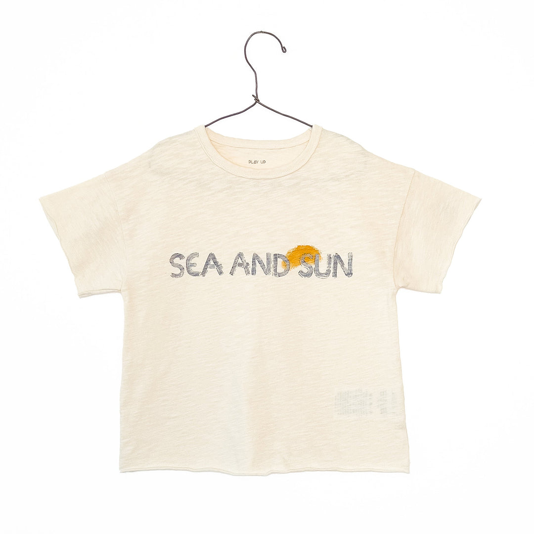 T-shirt Sea Sun Flame Jersey Fiber