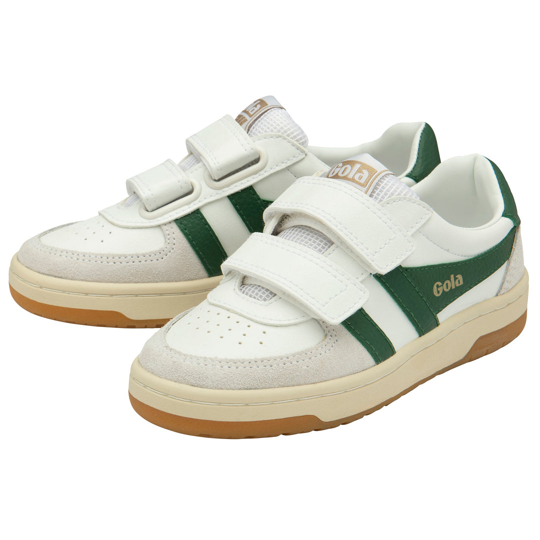 Sneakers Hawk Strap White / Dark Green