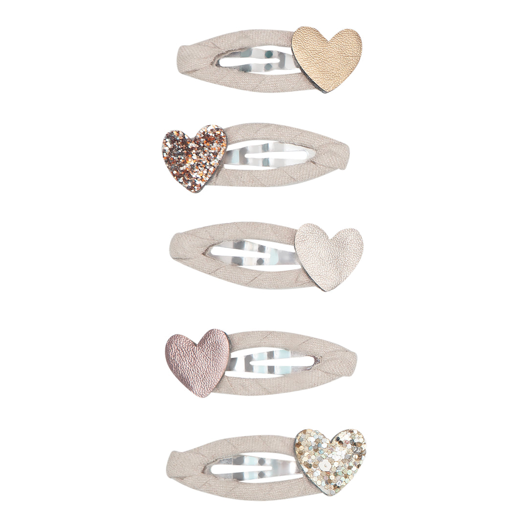 Haarspelden Tiny Heart By The Seaside (5pack)