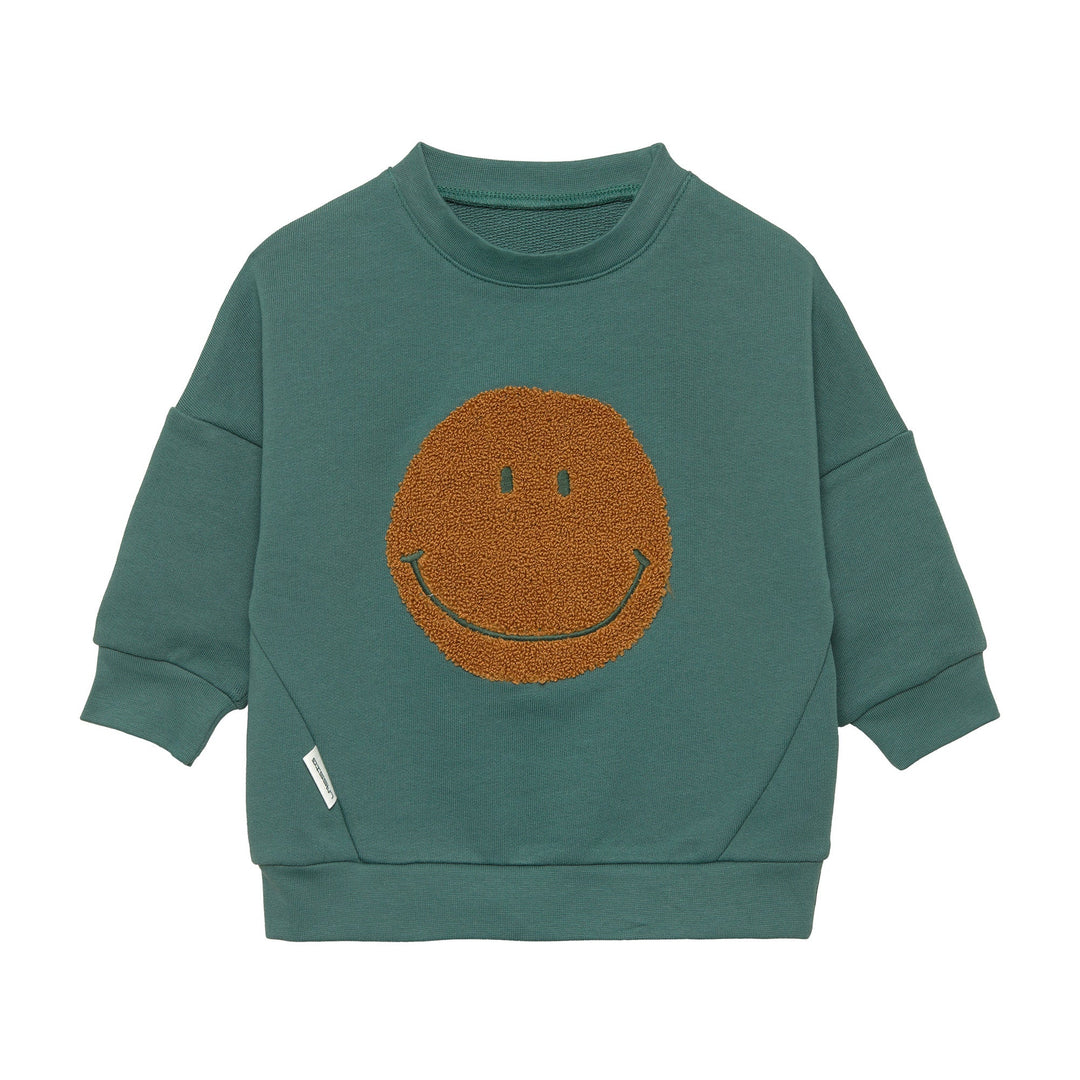Sweater Little Gang Smile Ocean Green