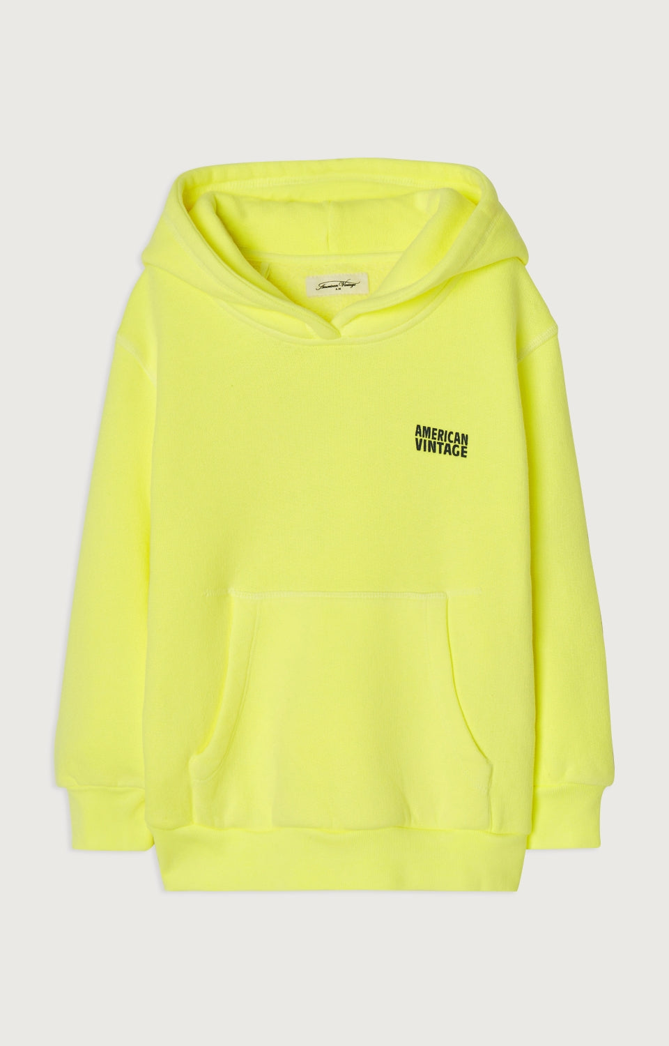 Sweater Met Kap Izubird Fluo Yellow