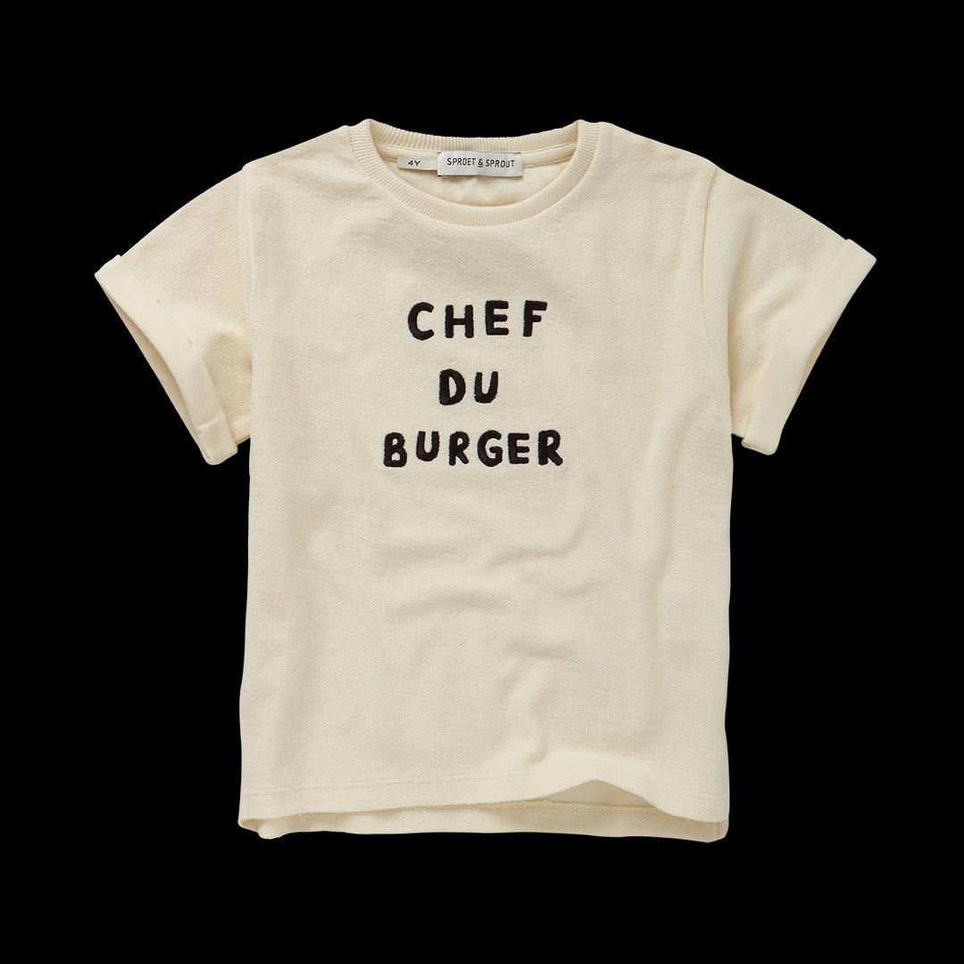 T-shirt Chef Du Burger Terry Pear