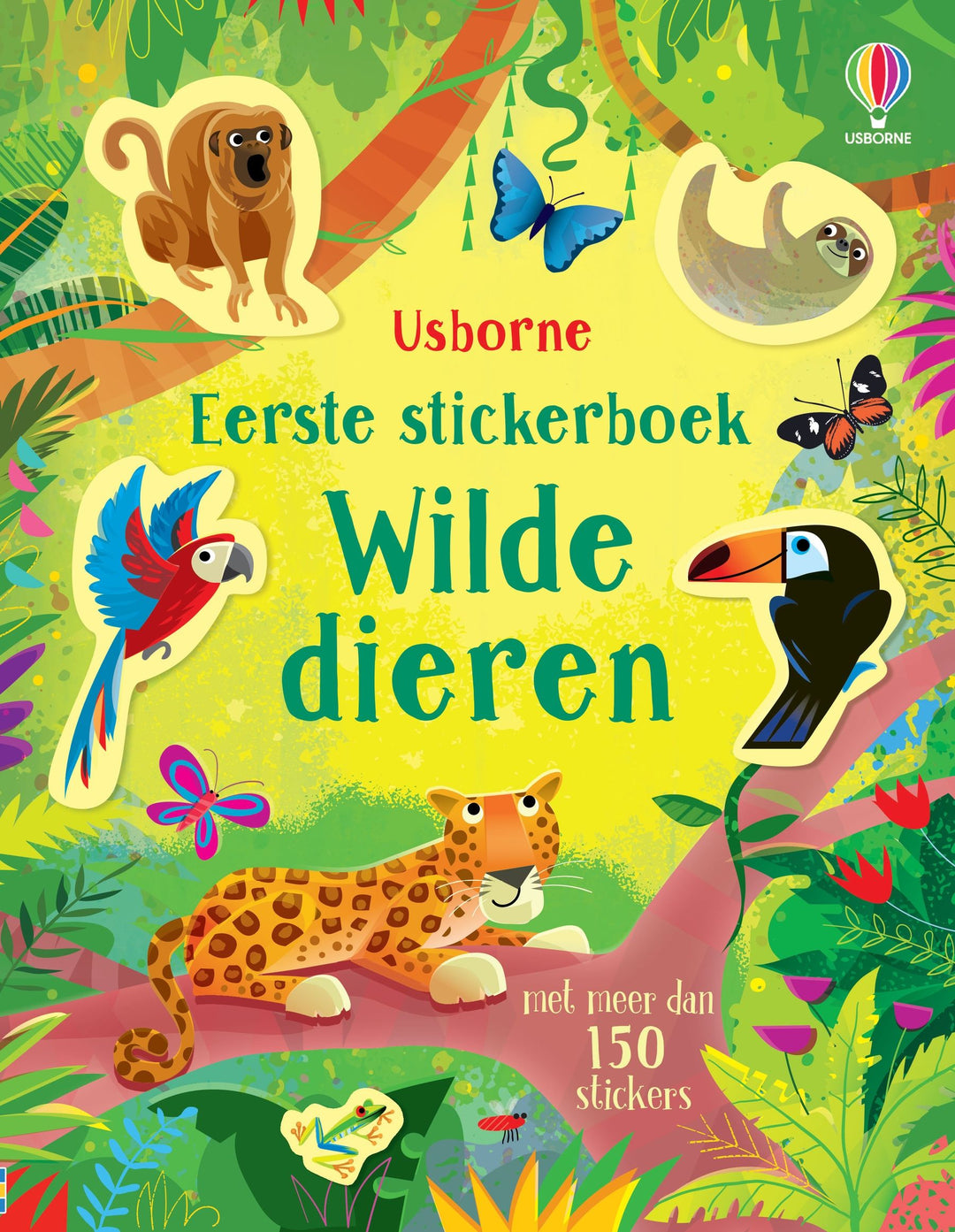 Usborne - Eerste Stickerboek Wilde Dieren | Meer dan 150 Stickers