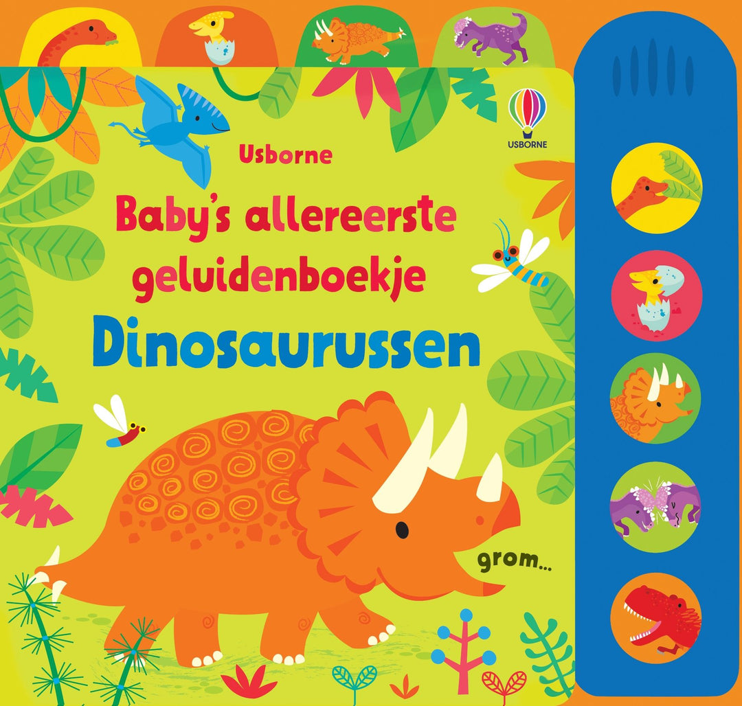 Usborne - Mijn Allereerste Geluidenboek Dinosaurussen | Interactief Leesplezier