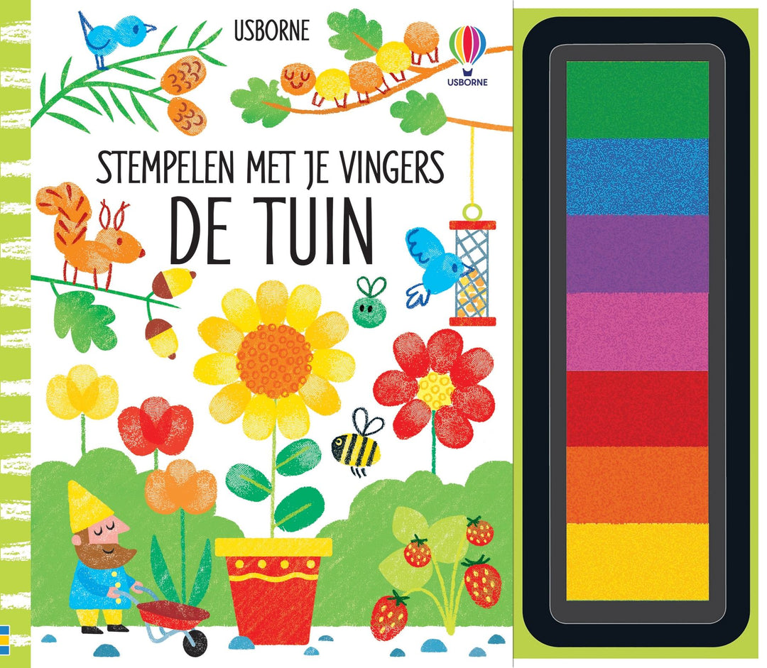 Usborne - Knutselboek Stempelen Met Je Vingers: De Tuin