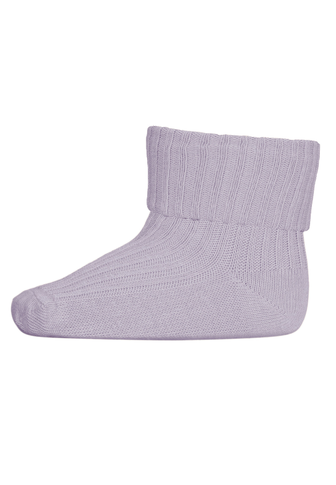 Sokken Cotton Rib Lavender Sky