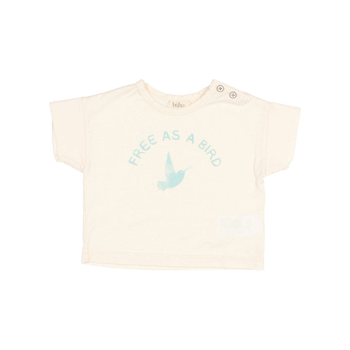 T-shirt Baby Free As A Bird Talc