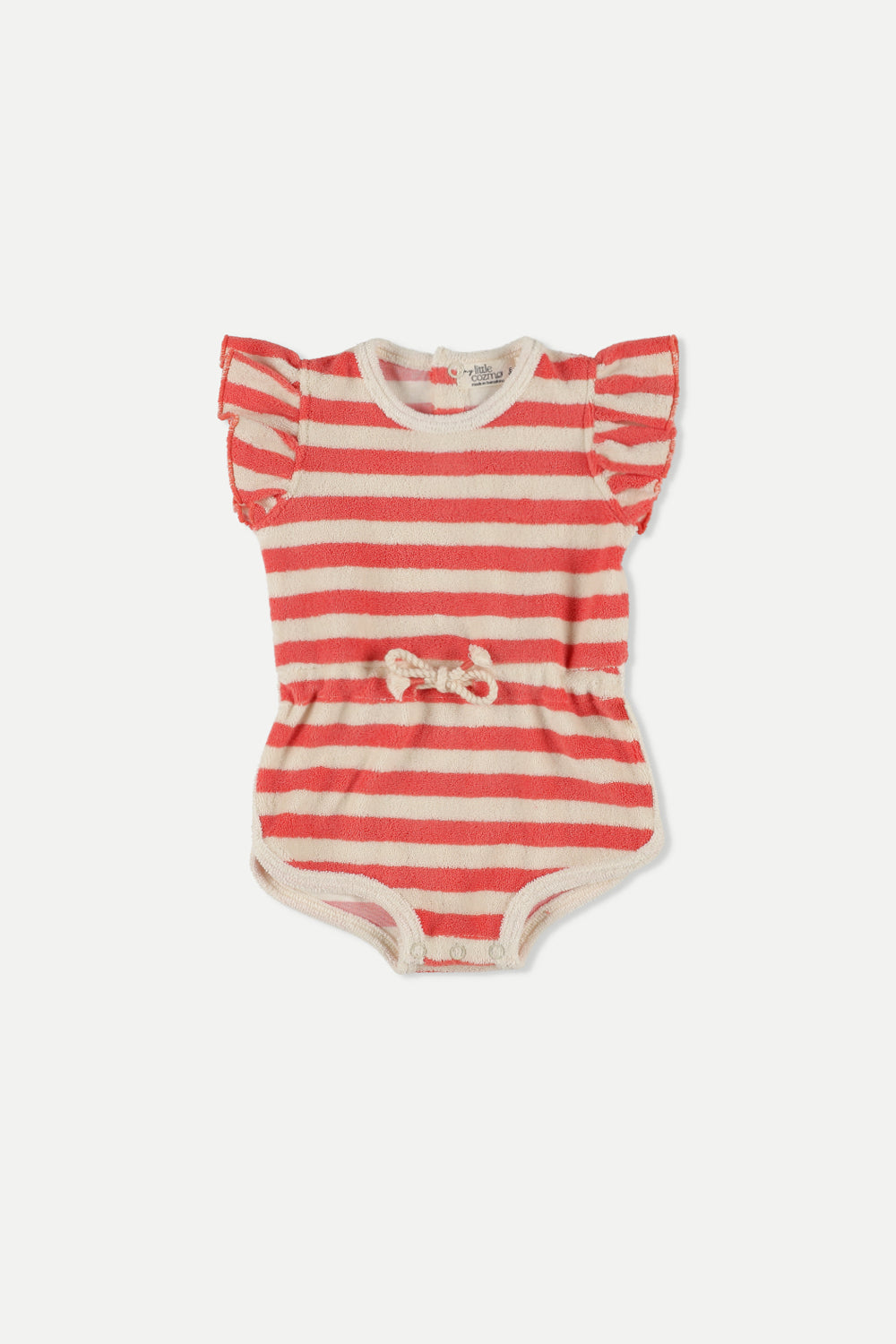 Jumpsuit Madelyn Toweling Stripes Pink Ruby