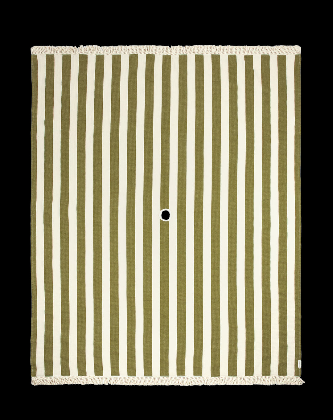 Strand Handdoek 146 x 175 cm Portofino Waffle Pistachio Stripes