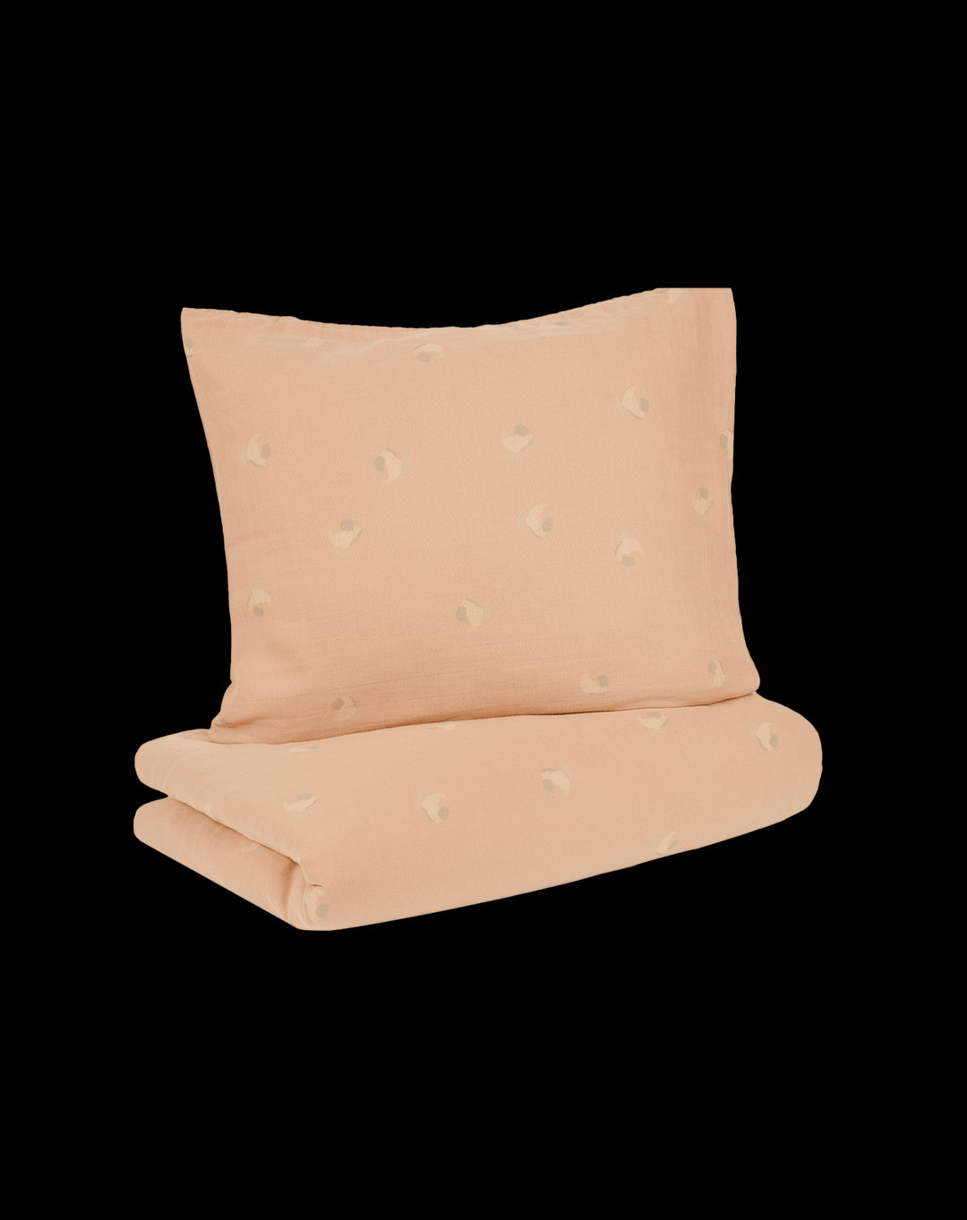 Donsovertrek Bed 100 x 140 cm Wabi Sabi Washed Powder Pink Blos