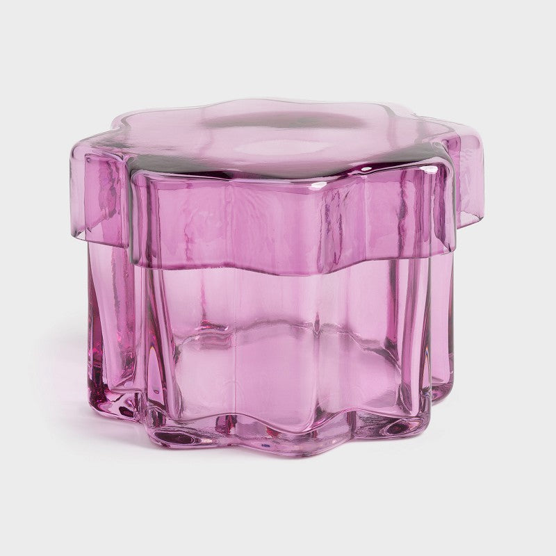 Klevering Astral Pink vaas met geometrische vormen