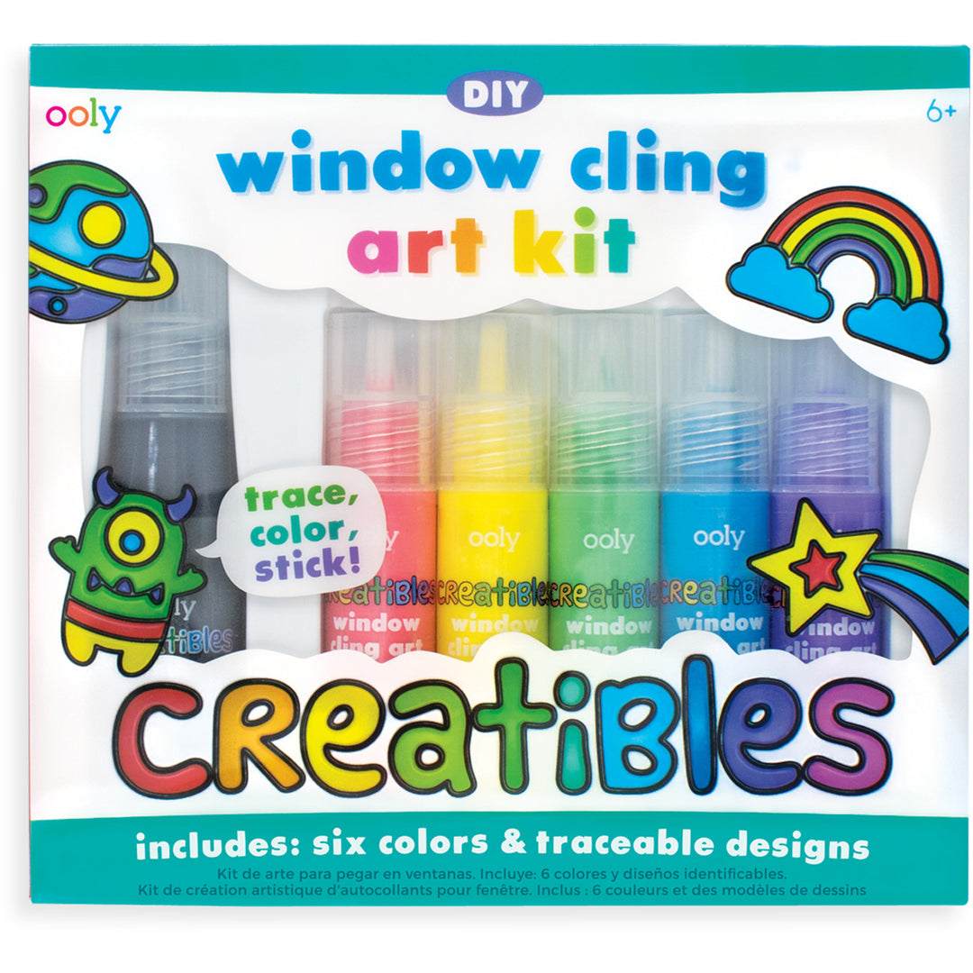 Ooly Raam Stiften Creatibles set voor kleurrijke raamkunst