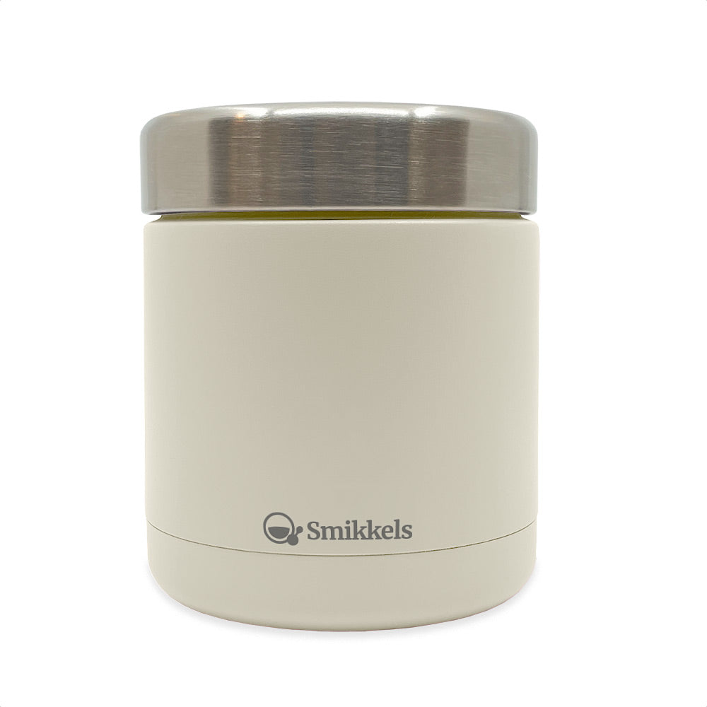 Smikkels - Thermisch Potje Voeding Zacht Wit | Perfect voor Onderweg