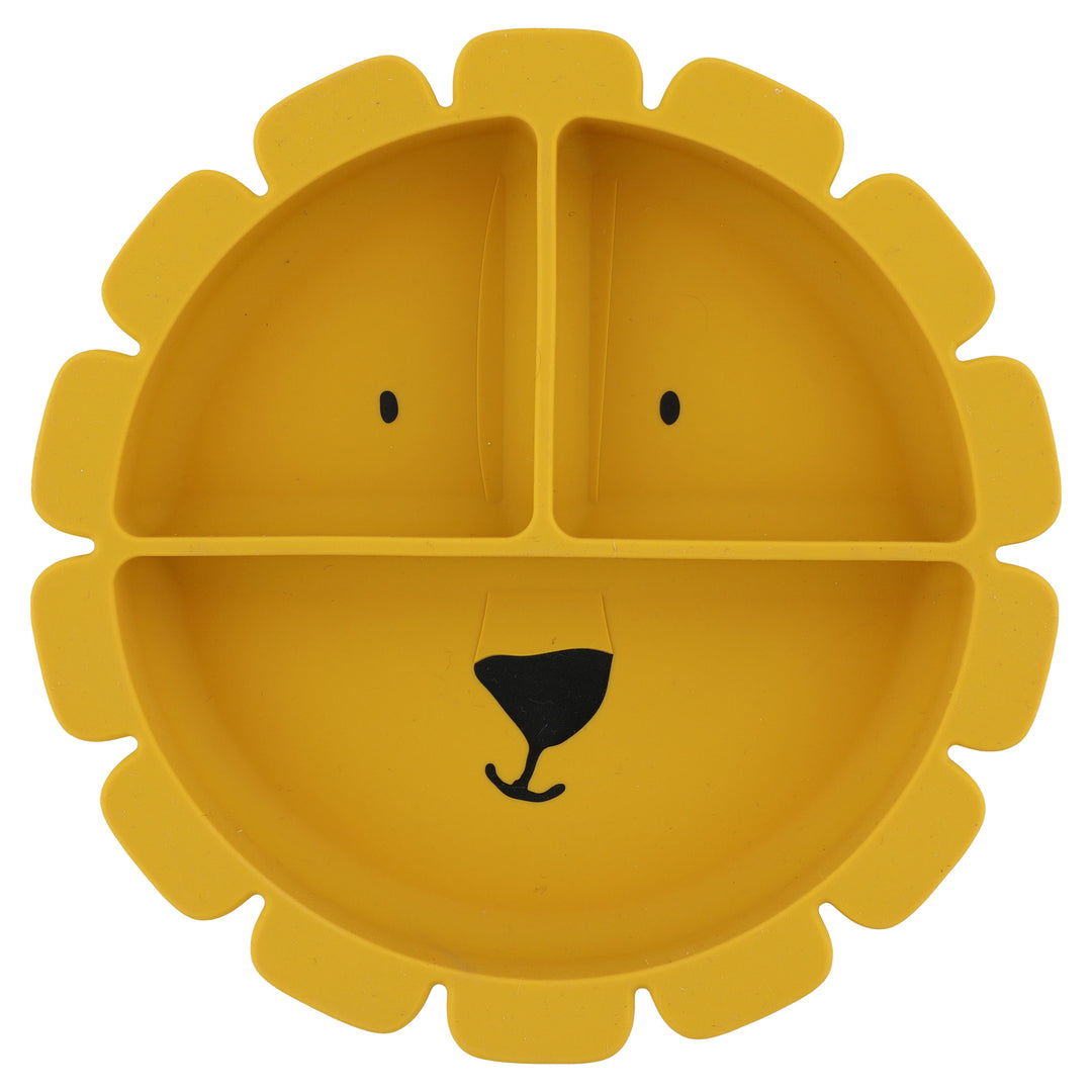 Trixie siliconen bord Mr. Lion met vakjes en zuignap - ideaal voor kinderen