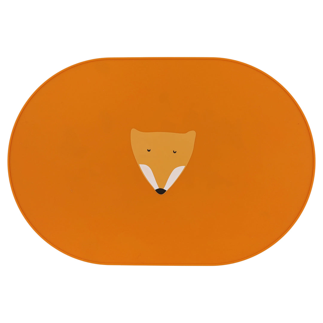 Silicone placemat Mr. Fox van Trixie, ideaal voor kinderen.