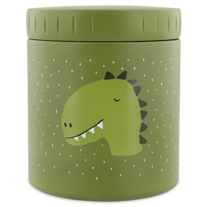 Trixie Thermisch Potje Voeding Mr. Dino - 500 ml, dubbelwandig roestvrij staal, lekvrij en voedselveilig