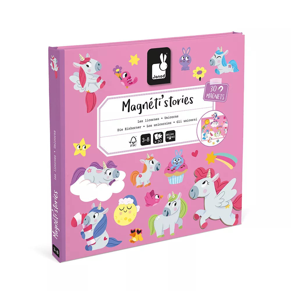 Magneetboek Magneti'Stories Unicorns