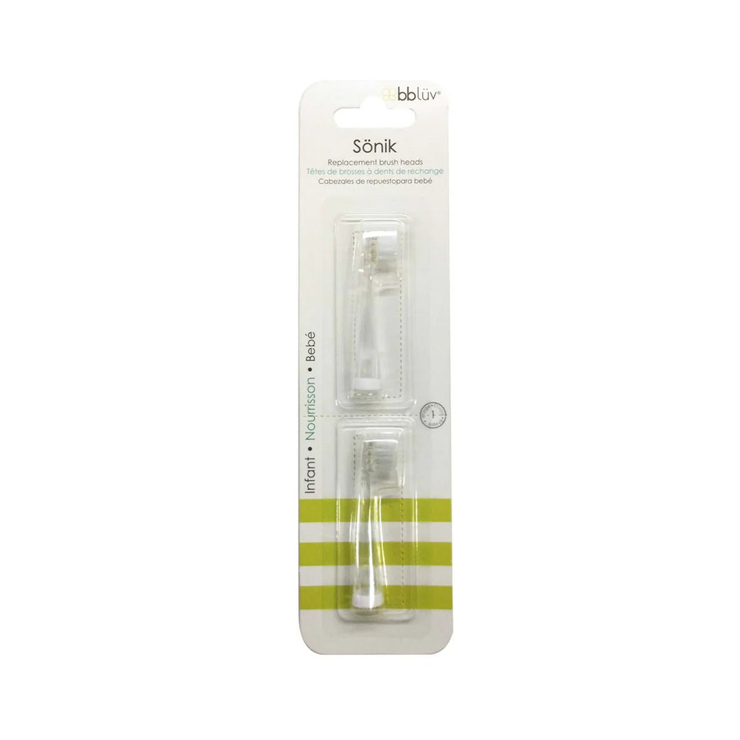 Bblüv Sonik 0-18m - Vervangende Borstelkoppen voor Ultrasone Tandenborstel