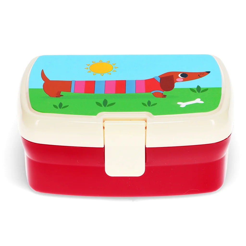 Lunchbox Met Tablet Sausage Dog
