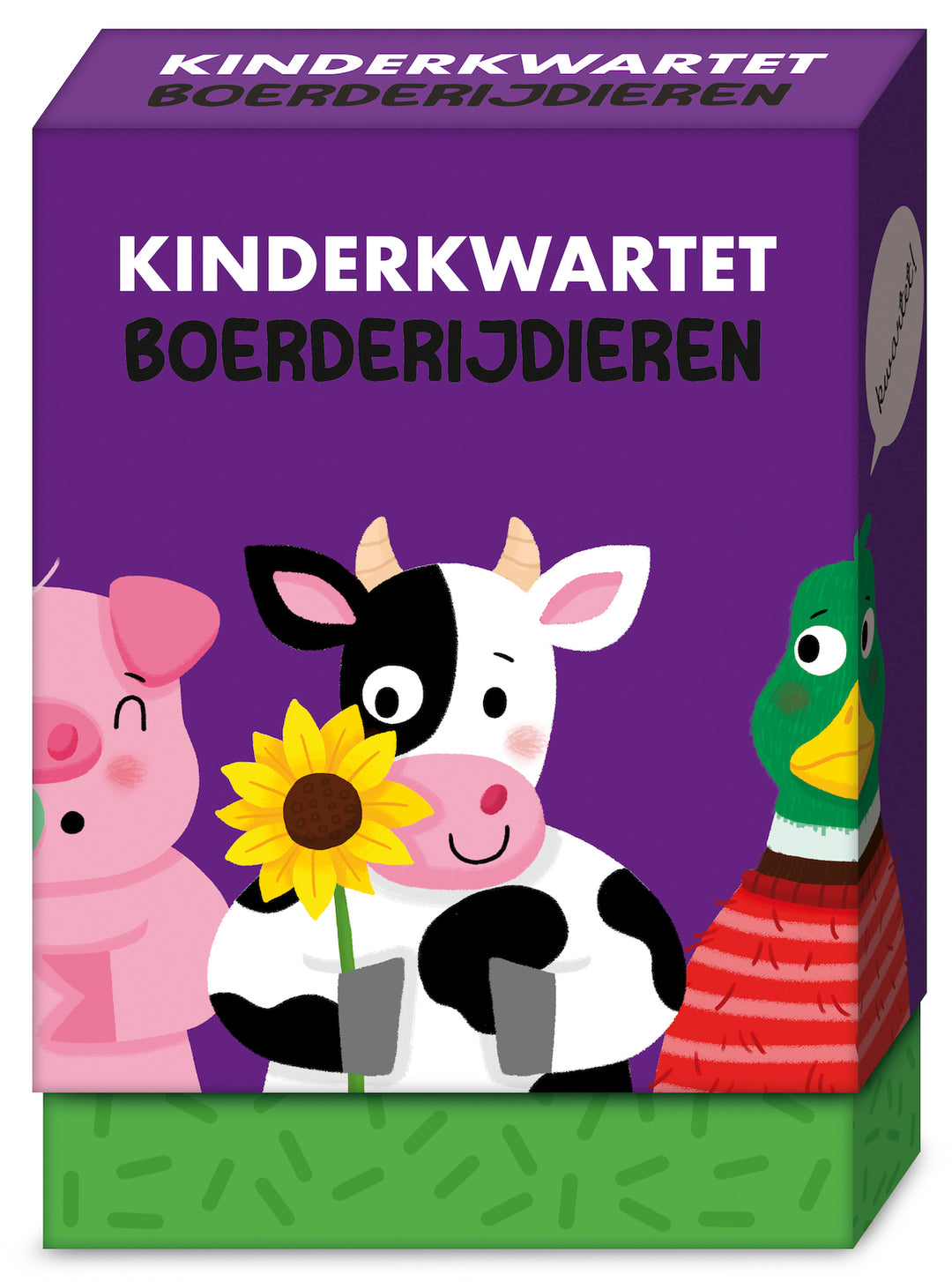 Imagebooks Kinderkwartet Boerderijdieren, een klassiek kwartetspel voor 2-4 spelers, ideaal voor reizen