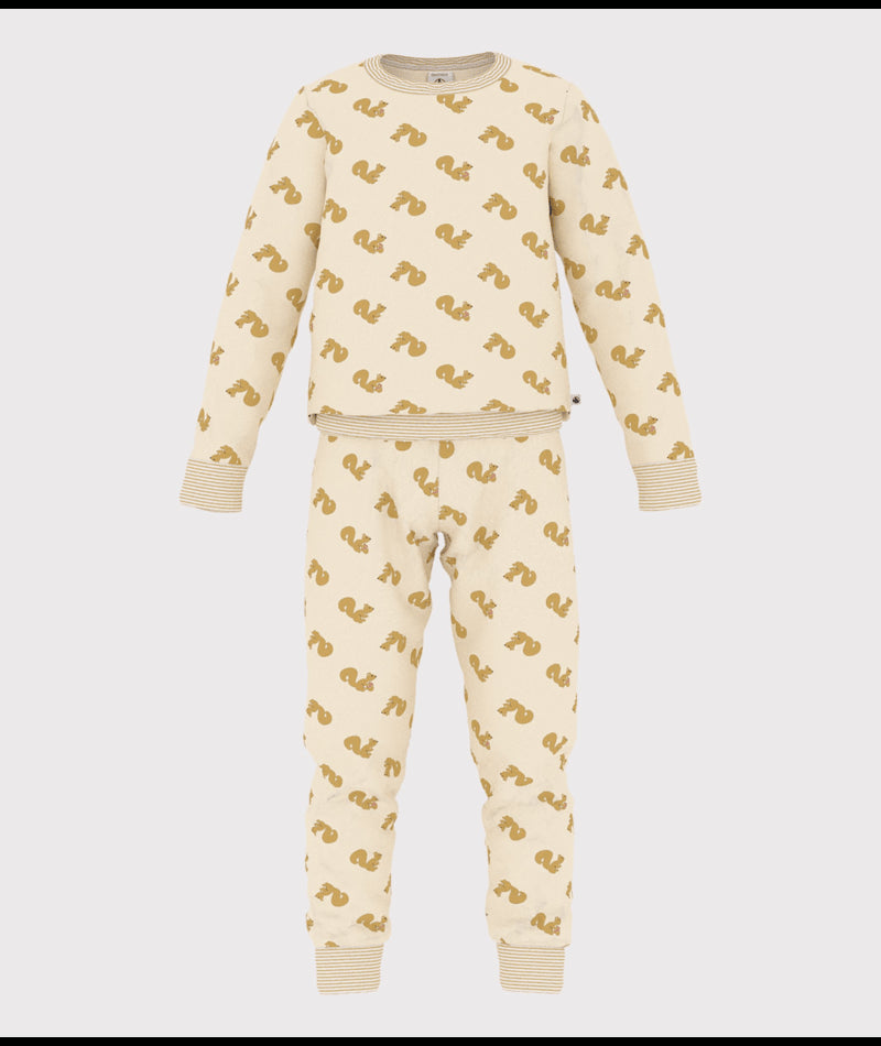 Pyjama 2-delig Kids Squirrel Avalanche / Multico Beige