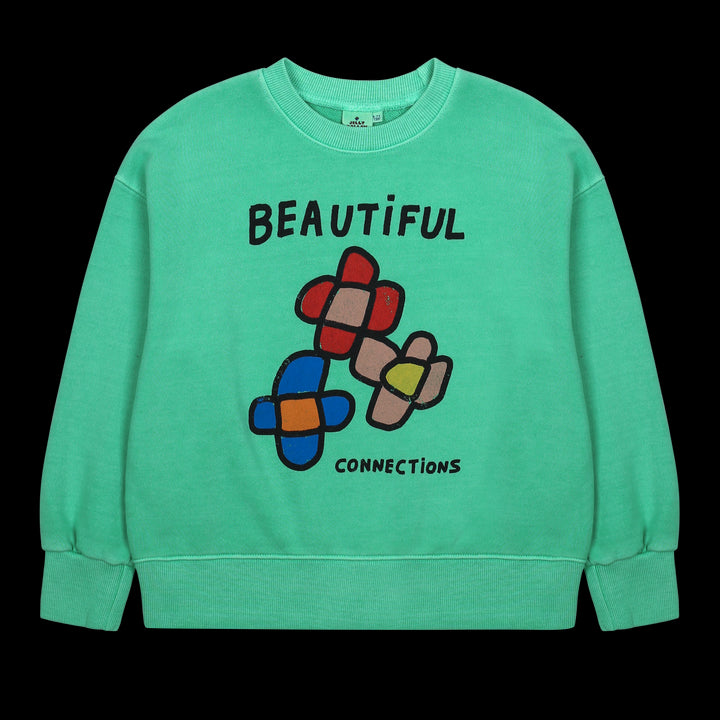 Sweater Flowers Pigment Green