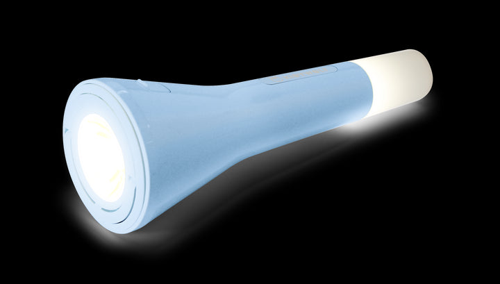 Kidytorche zaklamp blauw van Kidywolf, multifunctionele kinderzaklamp met 3 lichtfuncties