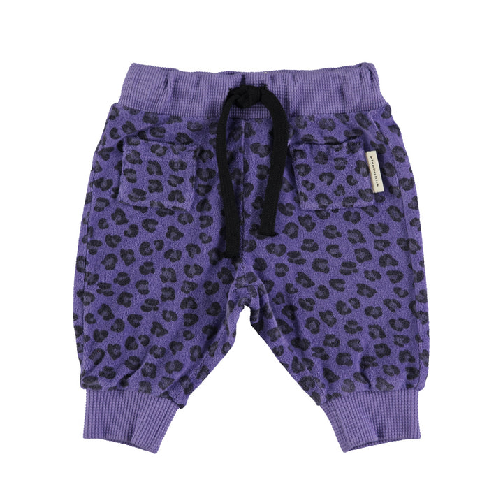 Jogging Broek Baby Animal Terry Purple