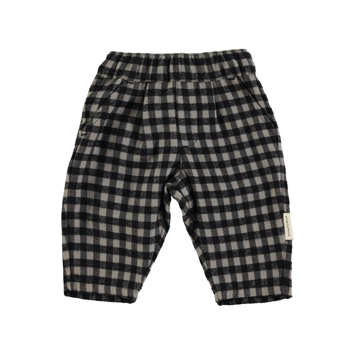 Broek Baby Vichy Flannel Black / Grey