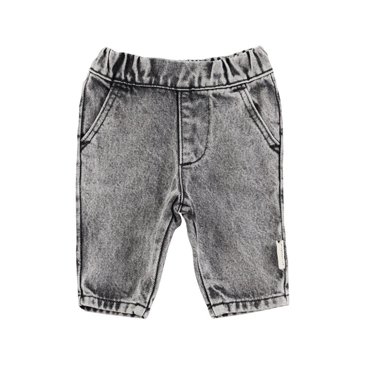 Jeans Broek Baby Washed Grey Denim