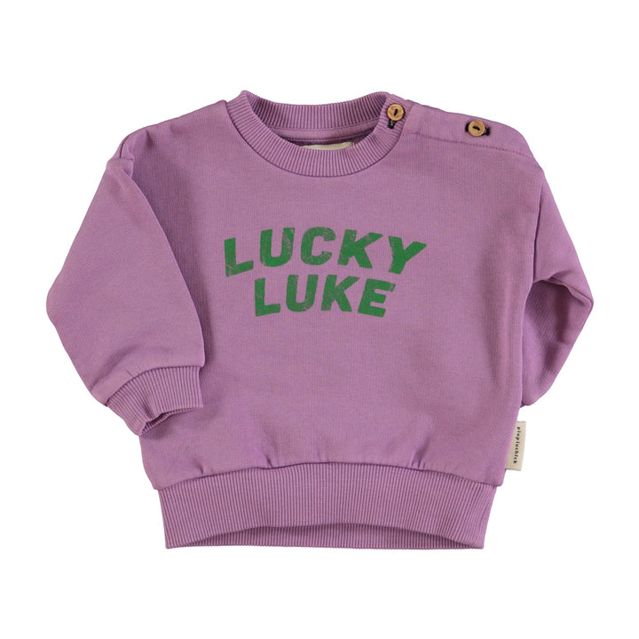 Sweater Baby Lucky Luke Mauve