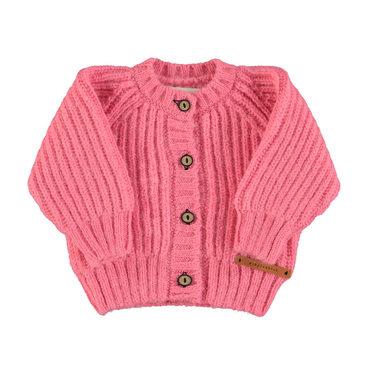 Cardigan Baby Knitted Pink