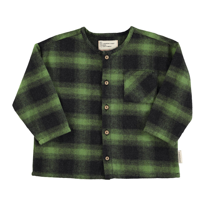 Hemd Checkered Flannel Green / Black