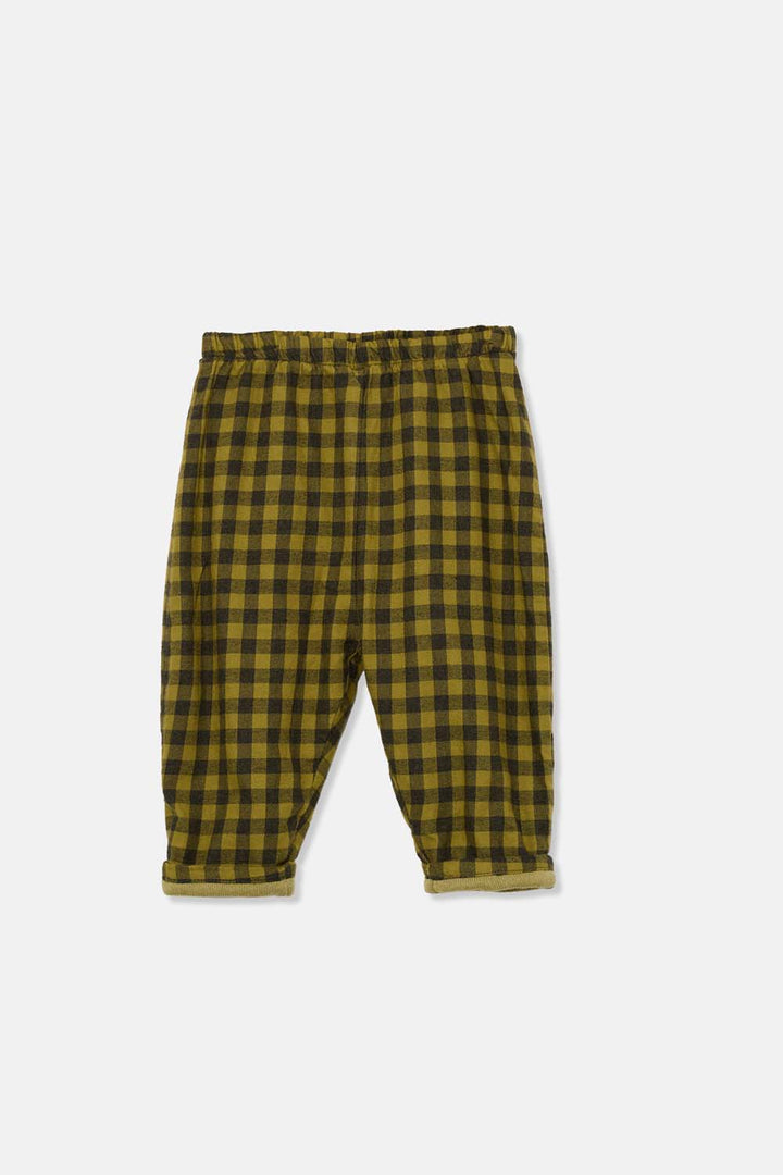 Broek Rafa Gingham Green