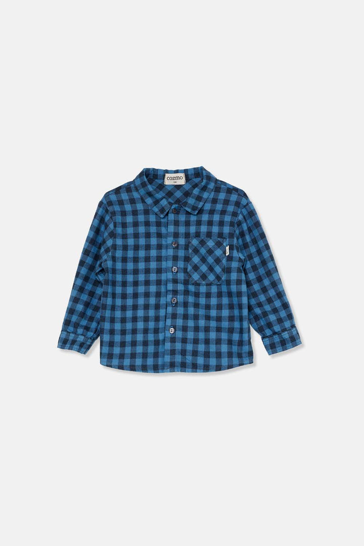 Hemd Samuel Gingham Blue