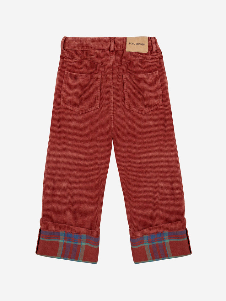 Broek B.C Straight Corduroy Dark Brown