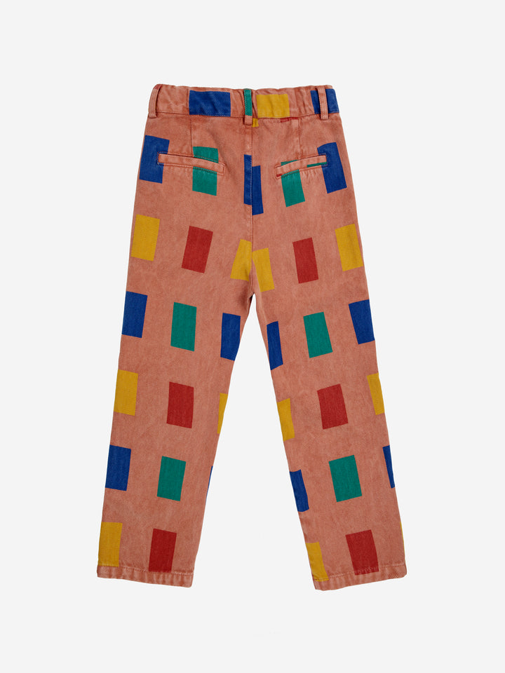 Broek Color Game Chino All Over Brown