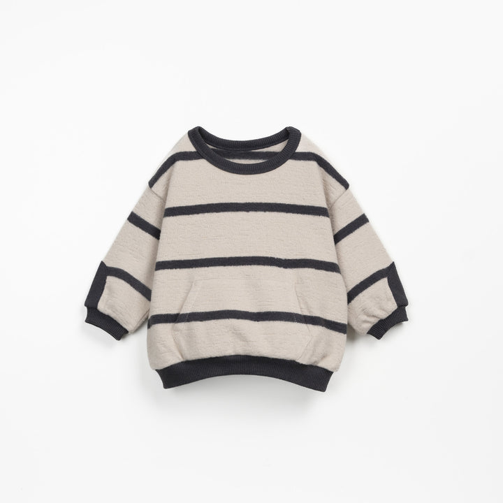 Sweater Crop Jersey Striped So-So