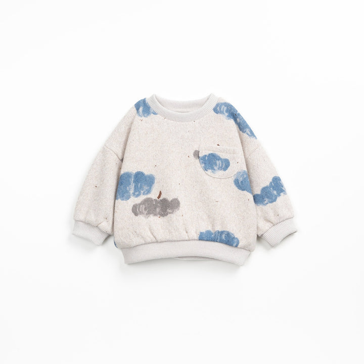 Sweater Clouds Cogumelos Jersey Nuvens