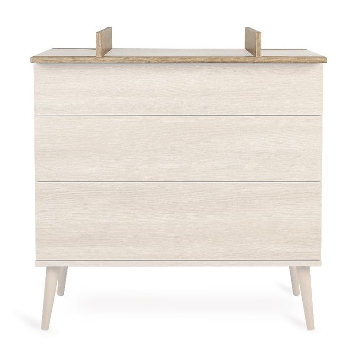 Extensie voor Quax Flow Commode in Honey Ash, 50x70 cm, maakt van commode een comfortabele luiertafel, voldoet aan veiligheidsnormen, FSC-gecertificeerd hout