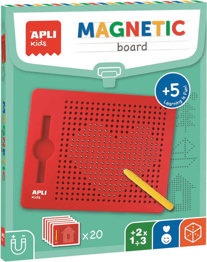 Apli - Magneetbord Met Pen | Rood | 215 x 12 x 170 mm