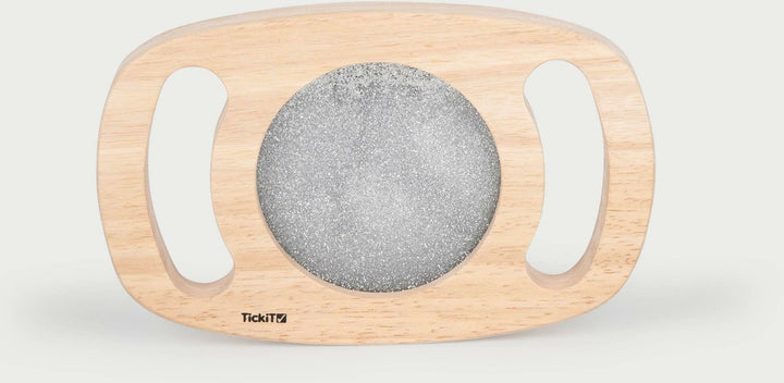 TickiT - Activiteitenspeelgoed Glitterpaneel Zilver | Easy Hold